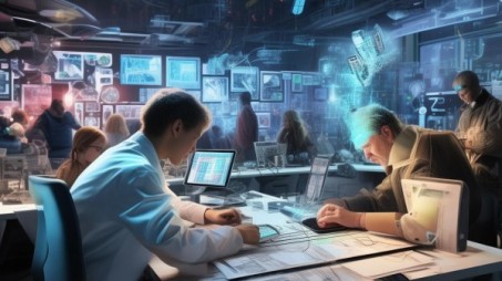 科技与创新碰撞的活动室